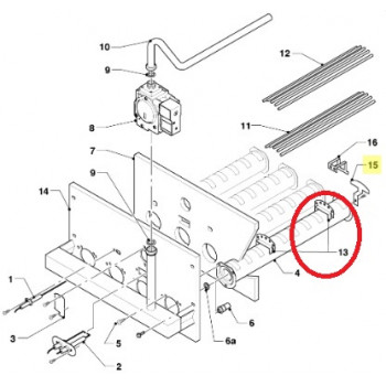 Держатель для напольного котла atmoVIT VK INT Vaillant (099021)
