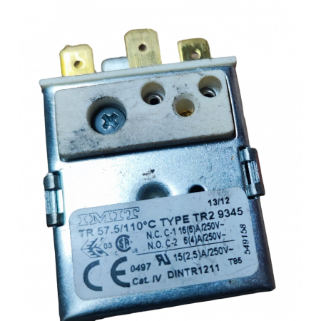 IMIT Термостат капиллярный, рабочий TR 57,5…110 ºС TYPE TR2 9345 N.C. C-1 16(6)A/250V / N.O. C-2 6(4)A/250V 15(2,5)A/250V 0020034756 (549158)