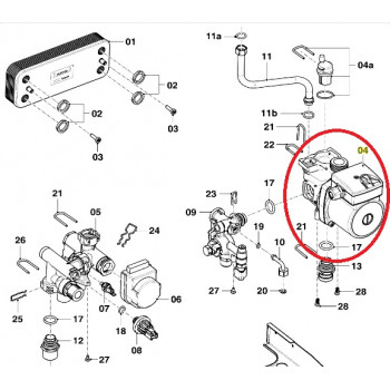 Насос циркуляционный для котлов Vaillant turboFIT 242/5-2 Grungfos (0020253015)