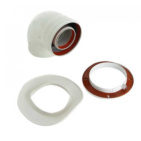Начальный коаксиальный отвод 90° для котлов ECO Classic / ECO Nova, диам. 60/100 мм (MT71410141)