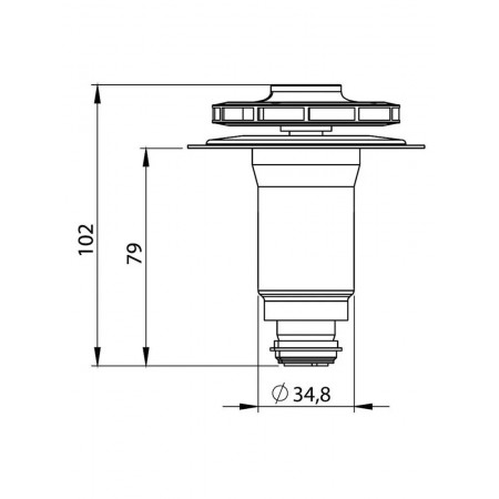 Ротор насоса Duca 15/5 (против часовой стрелки) для котлов Bosch Gaz 2000, 6000 W, Buderus Logamax U072 (87186481810)