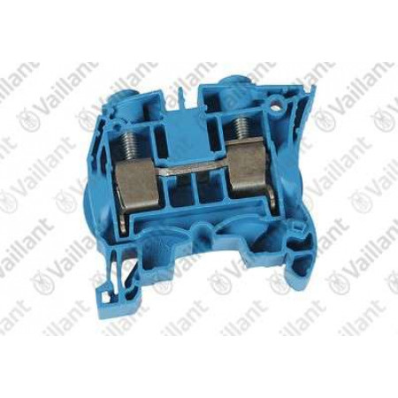 Зажим "Ноль-N" синий электрического котла eloBLOCK v14 Vaillant/ Скат RAY v14 Protherm TE Entrelec 60947-7-1 (0010026176, 0010026177)